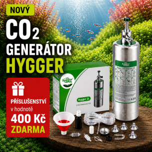 Hygger CO2 generátor s elektromagnetem + příslušenství v hodnotě 400 Kč zdarma 2